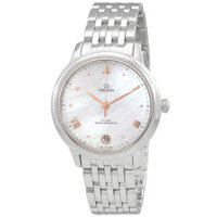 Đồng Hồ Omega De Ville Automatic (máy cơ) Chronometer Mặt Trắng 434.10.34.20.05.001 (Nữ) Chính Hãng