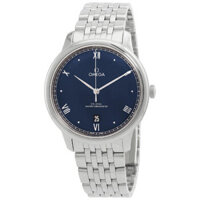 Đồng Hồ Omega De Ville Automatic (máy cơ) Chronometer Mặt Xanh 434.10.40.20.03.001 (Nam) Chính Hãng
