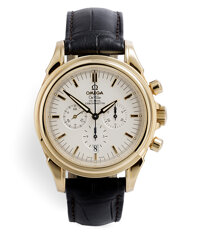 Đồng hồ Omega De Ville 4650.20.32 Co-Axial Power Reserve vàng hồng 18k
