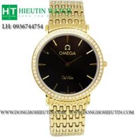 Đồng hồ Omega Deville 074 - Đính phale - Mặt đen
