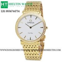 Đồng hồ Omega Deville 074 - Đính phale - Mặt trắng