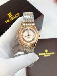 Đồng hồ Omega Deville Co-Axial Chronometer nam mặt trắng Super Fake 1:1 40mm