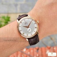 Đồng Hồ Omega DeVille Prestige 18K Rose Gold 4614.30.02 Used Nam