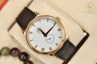 Đồng hồ Omega Deville 4614.20.02 cũ kim rốn vàng hồng khối 18k