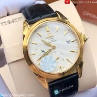 Đồng hồ Omega fake cao cấp dây da chính hãng Deville