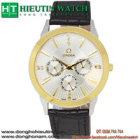 Đồng hồ OMEGA M.802 - Mặt trắng vàng dây da