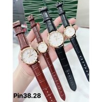 Đồng hồ Omega nam nữ  1 cặp dây da