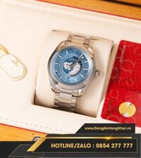 Đồng hồ OMEGA Seamaster Aqua Terra 150M GMT Worldtimer Summer Blue replica
