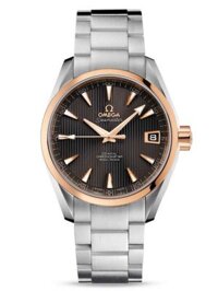 Đồng hồ Omega Seamaster Aqua Terra 150m Co‑Axial 231.20.39.21.06.003 Vàng Hồng 18K 38.5mm Mặt Số Nâu Xám - Lướt