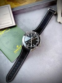 Đồng hồ Omega Seamaster máy cơ Nhật Automatic nam màu đen 42mm