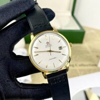 Đồng hồ Omega Seamaster Automatic Nhật giá rẻ dây da màu đen 40mm
