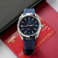 Đồng Hồ Omega Seamaster Aqua-Terra GMT Chế Tác Màu Xanh Dương Xưởng VS 41mm
