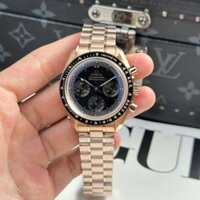 Đồng Hồ Omega SpeedMaster MoonWatch Mạ Vàng Hồng Nhà Máy OM 42mm
