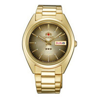 ĐỒNG HỒ ORIENT FAB00004U9 - Đồng Hồ Tự Động Nam màu vàng 18k 18K