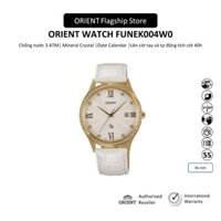 Đồng hồ Orient FUNEK004W0, mặt kính cường lực chống va đập, dây da sang trọng