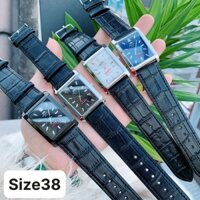 Đồng Hồ Orient nam Dây Da Mặt Vuông, Kính sapphire, bảo hành máy 12 tháng