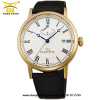 ĐỒNG HỒ ORIENT STAR AUTOMATIC DÂY DA NAM 3 KIM SEL09002W0