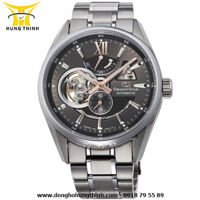 ĐỒNG HỒ ORIENT STAR AUTOMATIC LỘ MÁY DÂY KIM LOẠI NAM RE-AV0004N00B