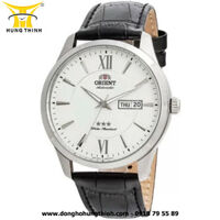 ĐỒNG HỒ ORIENT TỰ ĐỘNG (AUTOMATIC) NAM DÂY DA 3 KIM RA-AB0003S00B