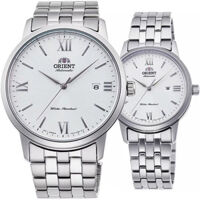 ĐỒNG HỒ ORIENT – TỰ ĐỘNG (AUTOMATIC) – CẶP ĐÔI – DÂY KIM LOẠI – RA-AC0F10S10B VÀ RA-NR2003S10B