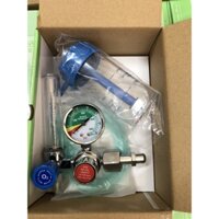 Đồng Hồ Oxy Thở Kimura Chính Xác An Toàn Chất Lượng Trọn Bộ 3 Món Đồng Hồ + Cốc Tạo Ẩm + Ống Dẫn Khí