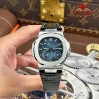 Đồng Hồ Patek Philippe Nautilus 5712 Mặt Xanh Dây Da Replica 1:1 Cao Nhất PPF V3 40mm