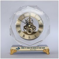 Đồng Hồ Pha Lê Để Bàn Trang Trí Sang Trọng - Đẳng Cấp