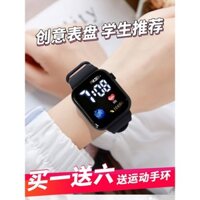 Đồng hồ phi hành gia cho học sinh tiểu học, bé gái, bé trai, học sinh trung học cơ sở và trung học phổ thông, đồng hồ điện tử phát sáng chống nước cao cấp cho trẻ em