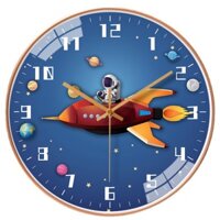 Đồng hồ Phi hành gia treo tường size 20cm phong cách độc đáo,nhựa ABS, đặt phòng ngủ, treo tường, quà tặng cho bé-HO23 -