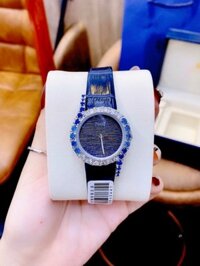 Đồng hồ Piaget nữ dây da màu xanh dương Piaget LimeLight Gala đính đá – Dwatch P05