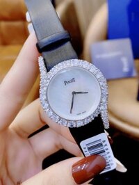 Đồng hồ Piaget nữ dây da màu đen Piaget LimeLight Gala đính đá – Dwatch P03