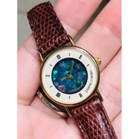Đồng hồ Piere Cardin hiệu Pháp mặt đá opal Úc nữ tay nhỏ đeo.