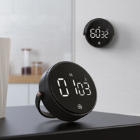 Đồng hồ Pomodoro đếm ngược hình Tròn màn hình Led cảm ứng Ráp quản lý thời gian, hẹn giờ học bài,làm việc