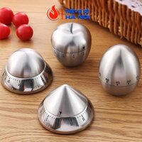 Đồng Hồ Pomodoro kim loại Hẹn Giờ cơ học 60 Phút, dùng cơ chế nạp dây cót mà ko cần dùng pin