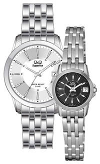 Đồng hồ Q&Q QQ-S300J201Y + QQ-S301J202Y