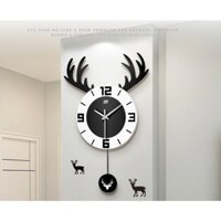 Đồng Hồ quả lắc Đầu Hươu Sáng Tạo