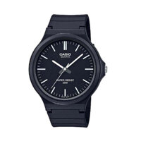 Đồng Hồ Quartz Nam Casio WATCHSTORE MW-240-1EVDF Thiết Kế Mặt Kính Khoáng 43.5mm, Vỏ Và Dây Nhựa Phong Cách Thể Thao