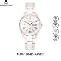 Đồng Hồ Quartz Nam Casio MONNERSTORE MTP-1384D-7A,Size 41mm, Dây Kim Loại, Vỏ Thép Không Gỉ