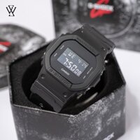 Đồng Hồ Quartz Nam Casio G-Shock WATCHSTORE DW-5600BBN-1DR Thiết Kế Mặt Kính Khoáng 43mm, Dây Và Vỏ Nhựa Chống Nước Tốt