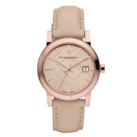 Đồng Hồ Quartz TR18-BURBERRY BU9109 Sang Trọng Với Dây Đeo Da