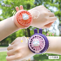 Đồng hồ Quạt gió lớn im lặng tản nhiệt ngoài trời cho học sinh mini usb trẻ em cầm tay dễ thương Quạt cầm tay