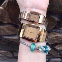 Đồng Hồ Rado Mặt Vuông Đá Crematic Màu Vàng - 6057GHM