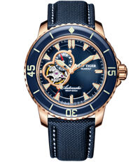 Đồng hồ Reef Tiger dạ quang lộ máy RGA3039 PLL