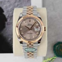 Đồng Hồ Rolex Datejust 41 126331 Mặt Số Sundust Cọc Số Đính Đá Rep 1:1 Clean Factory