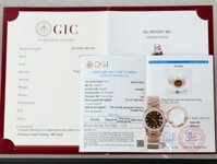 Đồng Hồ Rolex Datejust 278285RBR Mặt Chocolate Bọc Vàng 18K Viền Đá Moissanite 31mm