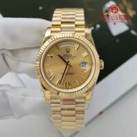 Đồng Hồ Rolex Day-Date 228238 Vàng Gold Mặt Champagne Cọc La Mã Replica 1:1 QF 40mm