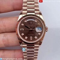 Đồng hồ Rolex Gold 36mm Day-Date M128238 Yellow Gold Chocolate Dial