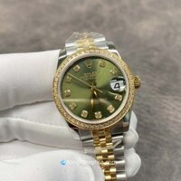 Đồng hồ Rolex Gold Lady Datejust 278273GNDJ Green Dial Rep 1:1
