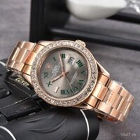 Đồng hồ Rolex kiểu mới, đồng hồ đeo tay sang trọng với kim cương, bộ máy quartz, đồng hồ thời trang kinh doanh Thụy Sĩ