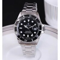 Đồng Hồ Rolex Mặt Lớn Dây Thép Không Gỉ Thời Trang Cho Nam